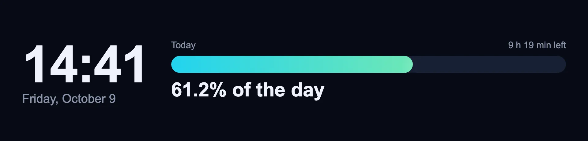 1 日